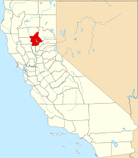 Location in the state of California