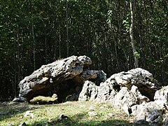 L'allée couverte no 1 de la Borie Neuve.