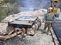 Road construction in Bhutan