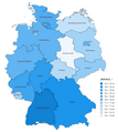 Lebenserwartung in Deutschland für Männer (2020–2022)