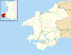 Dinas Cross is located in Pembrokeshire