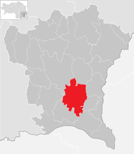 Poloha obce Straden v okrese Südoststeiermark (klikacia mapa)