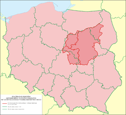 Masovia - Localizzazione