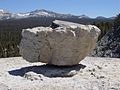 angular glacial erratic on Lembert Dome -- used at Glacial erratic hike395 05:17, September 3, 2005 (UTC)]