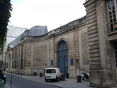 Entrada con descanso de carruajes en la rue Vieille du Temple