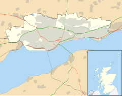 Downfield is located in Dundee City council area