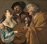 The Procuress by Dirck van Baburen, 1622