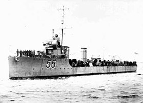 illustration de HMAS Parramatta (D55)