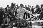 Kenny Roberts (vänster) i samtal med Jan Lammers.