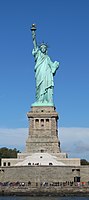 Statue of Liberty (formally Liberty Enlightening the World), New York Harbor, United States, by Frédéric Auguste Bartholdi c. 1886