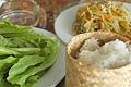 Image 14Lao sticky rice and papaya salad (from Culture of Laos)