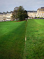 Ha-ha cerca del Royal Crescent de Bath