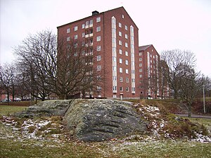 Flerbostadshus Såpkullen i Norrköping.