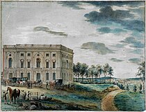 Latrobe's Capitol when first occupied by Congress, 1800