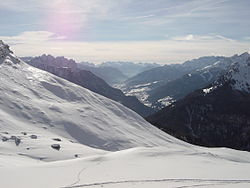 Val di Fassa in inverno