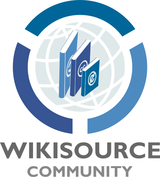 File:Wikisource Community Logo globe text.svg