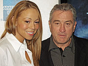 Carey and Robert De Niro (26 April 2008)