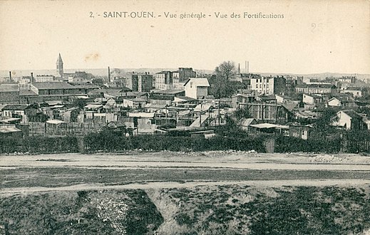 La zone des fortifs, à Saint-Ouen.