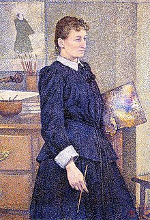 Anna Boch, ĉirkaŭ 1889, fare de Théo van Rysselberghe