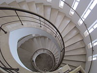 Staircase at the Weizmann House at the Weizmann Institute of Science in Rehovot Author: Ovedc