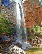 Natura akvofalo Cascada del Chorro, ĉe Las Batuecas