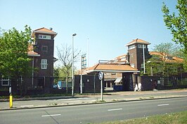 De vroegere ingang van de Frederikkazerne in Den Haag waar van 1986 t/m 2002 de MID gevestigd was