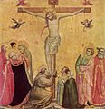 Giotto di Bondone, Christ on the Cross Between Mary and John, ca. 1300