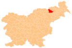 The location of the City Municipality of Maribor