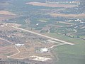 Vista dell'aeroporto cittadino.