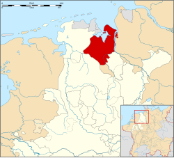 Map of the County of Oldenburg in the Lower Rhenish–Westphalian Circle[3]