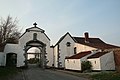 2009 : le portail d'enceinte de l'ancienne abbaye Saint-Pierre de Lobbes.