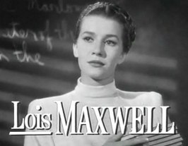 Lois Maxwell in 1947