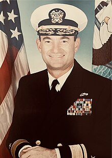 Rear Admiral (upper half) David S. Bill, III, USN. Photo taken in 1996.