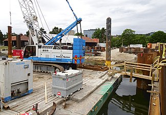 Ombyggnad av slussen, 2017.