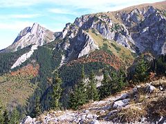 Giewont a červený hrebeň Malolučniak