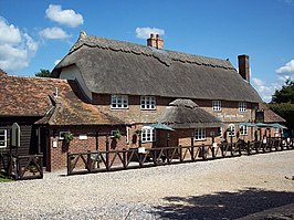 Een pub in Tarrant Monkton