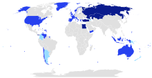 Carte des États transcontinentaux.