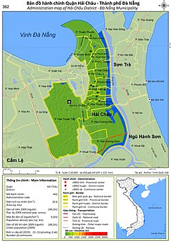 Administration map of the district