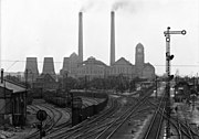 Bobrek power station in the 1930s