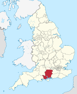 Hampshire - Localizzazione