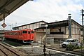 Preserved KiHa 40 519 next to Onagawa Station in September 2007