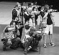 Image 25Sports photojournalists at Indianapolis Motor Speedway (from Photojournalism)