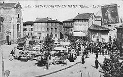 Skyline of Saint-Martin-en-Haut