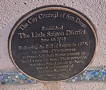 Little Saigon Monument, City Heights, corner of Menlo Ave