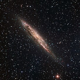 Изображение NGC 4945, полученное на 2,2-метровом телескопе в обсерватории Ла-Силья