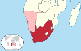 De Unie van Zuid-Afrika inclusief het mandaatgebied Zuidwest-Afrika (1915 - 1990)