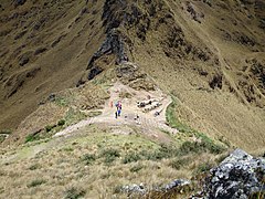 Paso de ła dona morta, inte el sentiero del Machu Picchu in Perù