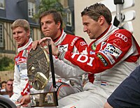 Christian Bakkerud (vänster), tillsammans med Giorgio Mondini (mitten) och Christijan Albers (höger) 2009.