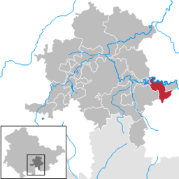 Läget för kommunen Drognitz i Landkreis Saalfeld-Rudolstadt