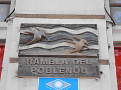 Rambla del Poblenou.